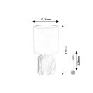 Rábalux 74067 Nalisa 24x12,5cm, 1xE14 asztali lámpa