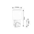 Rábalux 74069 Nalisa 22,5x12,5cm, 1xE14 asztali lámpa