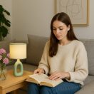 Rábalux 74071 Sylira 36x17,5cm, 1xE14 asztali lámpa