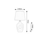 Rábalux 74080 Madelor 37,5x20cm, 1xE14 asztali lámpa