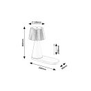 Rábalux 74214 Zavier dekorációs lámpa