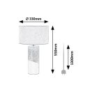 Rábalux 74219 Yelda 55x33cm, 1xE27, vezetékes kapcsolós asztali