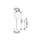 Rábalux 74221 Jules 40x15cm, 1xG9 asztali lámpa