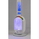 Rábalux 74231 Figen 38x31cm, érintőkapcsolós, fényerőszabályzós, alul színváltós, idő, dátum és hőmérséklet kijelzős, 290lm, 5000K íróasztali lámpa