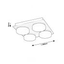 Rábalux 75004 Attichus fürdőszobai mennyezeti lámpa