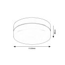 Rábalux 75025 Gaelo fürdőszobai mennyezeti lámpa