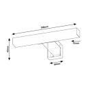 Rábalux 75047 Oliro 20cm, 350lm, 4000K, IP44 fürdőszobai 20cm, 350lm, 4000K, IP44 fali lámpa