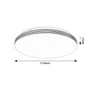 Rábalux 75057 Toma 34x8cm, 1440lm, 4000K, IP44 fürdőszobai mennyezeti lámpa