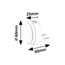 Rábalux 76000 Zofe 6x2,5cm, 20lm, 3000K, fényérzékelős, konnektorba dugható éjszakai fény