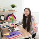 Rábalux 76008 Glitter Rainbow2 34x6cm, 24lm, 3000K, csillámos lávalámpa vezetékre szerelt kapcsolóval