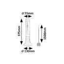 Rábalux 76025 Poppilol 37,5x13cm, 34lm, 3000K, viaszos lávalámpa vezetékre szerelt kapcsolóval