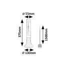 Rábalux 76026 Poppilol 37,5x13cm, 34lm, 3000K, viaszos lávalámpa vezetékre szerelt kapcsolóval