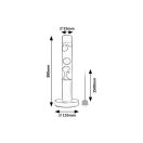 Rábalux 76027 Lavastic 39x13,5cm, 34lm, 3000K, viaszos lávalámpa vezetékre szerelt kapcsolóval
