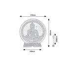 Rábalux 76033 Zenova 16,5x15cm, 1xE14, sólámpa