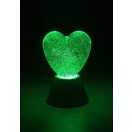 Rábalux 76040 Sparkly 16x10cm, elemes, 0,8W LED, színváltós dekorációs lámpa