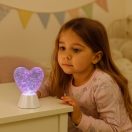 Rábalux 76040 Sparkly 16x10cm, elemes, 0,8W LED, színváltós dekorációs lámpa