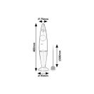 Rábalux 76107 Lollipop3 40x9,5cm, 29lm, 3000K, viaszos lávalámpa vezetékre szerelt kapcsolóval