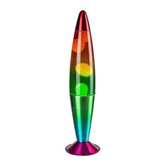   Rábalux 76111 Lollipop Rainbow2 40x9,5cm, 29lm, 3000K, viaszos lávalámpa vezetékre szerelt kapcsolóval
