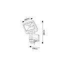 Rábalux 77021 Dojran kültéri fali lámpa