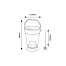 Rábalux 77039 Angers napelemes kültéri asztali lámpa