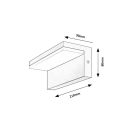 Rábalux 77092 Zaragoza kültéri fali lámpa