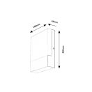 Rábalux 77098 Gimone kültéri fali lámpa