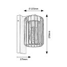 Rábalux 77106 Tarpa 27x13,5cm, 1xE27, IP44 kültéri fali lámpa