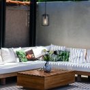 Rábalux 77107 Tarpa 13,5x20x74cm, 1xE27, IP44 kültéri függeszték