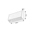 Rábalux 77109 Ibar 16x7x3,5cm, 250lm, 3000K, IP54 kültéri fali lámpa