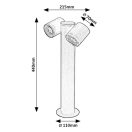 Rábalux 77113 Enol 44x21,5cm, 2xGU10, IP44 kültéri álló lámpa