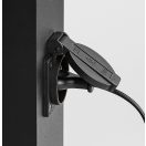 Rábalux 77122 Ankara 44x9x13cm, 1xE27, csatlakozó aljzatos, IP44 kültéri álló lámpa