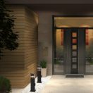 Rábalux 77122 Ankara 44x9x13cm, 1xE27, csatlakozó aljzatos, IP44 kültéri álló lámpa