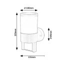 Rábalux 77130 Leitha 22,5x10cm, 740lm, 3000K, IP44 kültéri fali lámpa
