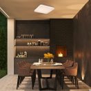 Rábalux 77136 Lowar 41x6,5cm, 2300lm, 3000/4000/6000K, IP44  mennyezeti lámpa