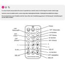 Rábalux 77137 Lowar 28,5x6,5cm, 1150lm, 3000K, távirányítóval állíhtató mozgás-érzékelős, IP44 mennyezeti lámpa