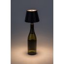 Rábalux 77142 Burdur akkumulátoros, érintőkapcsolós, fényerőszabályzós, 15,5x12cm, 180lm, 3000K, IP44 kültéri palackba dugható lámpa