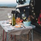 Rábalux 77142 Burdur akkumulátoros, érintőkapcsolós, fényerőszabályzós, 15,5x12cm, 180lm, 3000K, IP44 kültéri palackba dugható lámpa