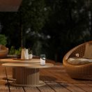 Rábalux 77144 Funes akkumulátoros, érintőkapcsolós, fényerőszabályzós, 19x8cm, 120lm, 2800/4000/6500K, IP44 kültéri asztali lámpa