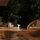 Rábalux 77146 Polperro akkumulátoros, érintőkapcsolós, fényerőszabályzós, 14x21cm, 180lm, 2800/4000/6500K, IP20 asztali lámpa