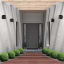 Rábalux 77156 Urfa 11,5x7,5cm, 900lm, 2700/4000/6500K, IP65 kültéri fali lámpa