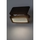 Rábalux 77160 Tarcal napelemes, mozgás-érzékelős 19x17,5cm, 1200lm, 3000/4000/6500K, IP65 kültéri fali lámpa