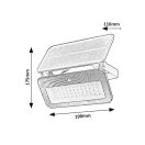 Rábalux 77160 Tarcal napelemes, mozgás-érzékelős 19x17,5cm, 1200lm, 3000/4000/6500K, IP65 kültéri fali lámpa