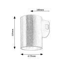 Rábalux 77161 Urfa 11,5x7,5cm, 900lm, 2700/4000/6500K, IP65 kültéri fali lámpa