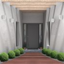 Rábalux 77163 Urfa 11,5x7,5cm, 900lm, 2700/4000/6500K, IP65 kültéri fali lámpa