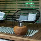 Rábalux 77167 Savoca napelemes, 18x19cm, 8lm, 3000K, IP44 kültéri asztali lámpa