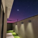 Rábalux 77168 Hallstatt 10x8x8cm, 320lm, 3000K, IP54 kültéri fali lámpa