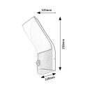 Rábalux 77172 Tolna mozgás-érzékelős, 25x12,5cm, 770lm, 3000K, IP54 kültéri fali lámpa