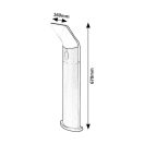Rábalux 77173 Tolna 67x16cm, 740lm, 3000K, IP54 kültéri álló lámpa