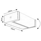 Rábalux 77185 Cubbington 23x6cm, 1460lm, 4000K, IP54 kültéri fali lámpa