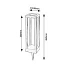 Rábalux 77186 Cong napelemes, IP44-es kültéri leszúrható lámpa